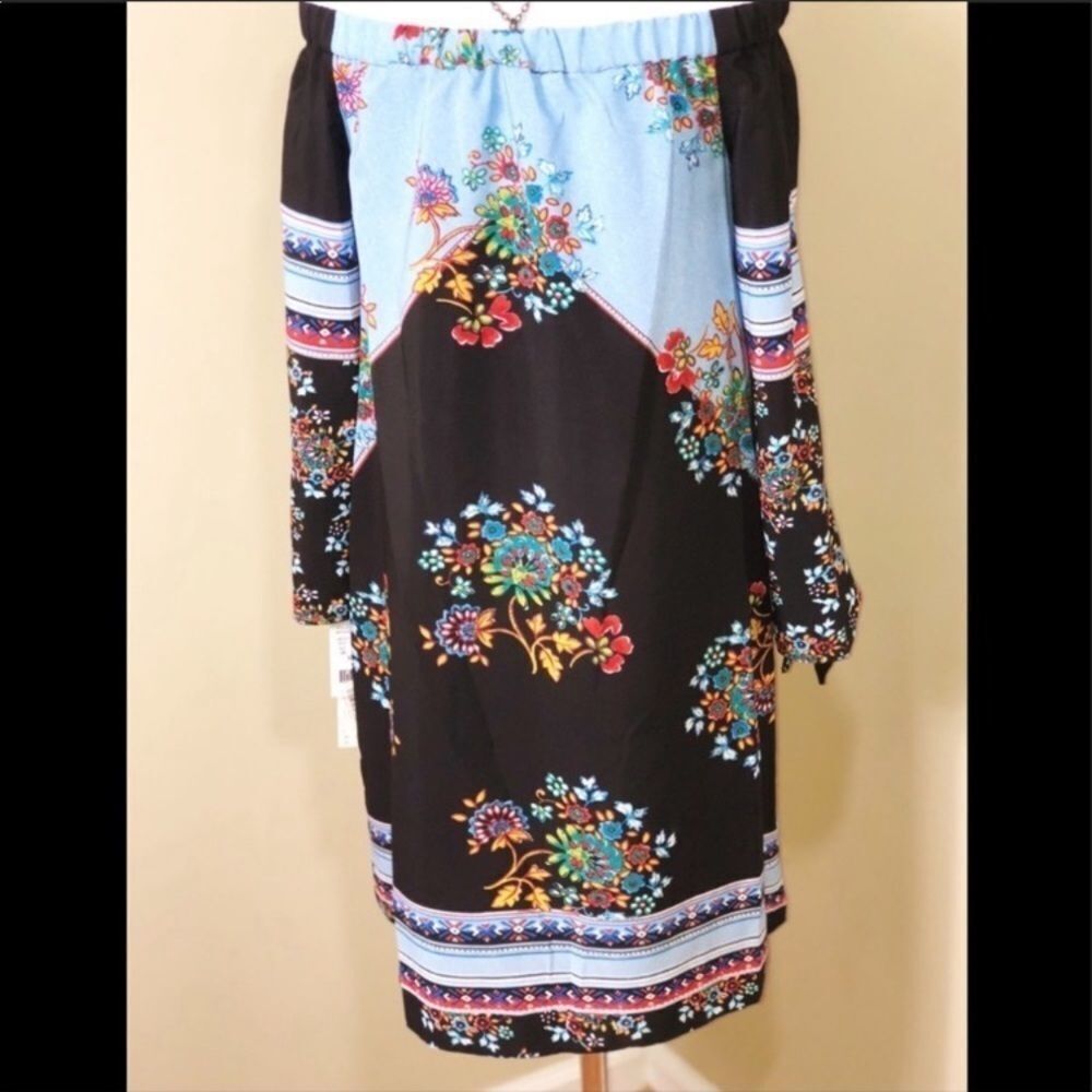 Nicole Miller off shoulder dress NWT - Picture 3 of 5
